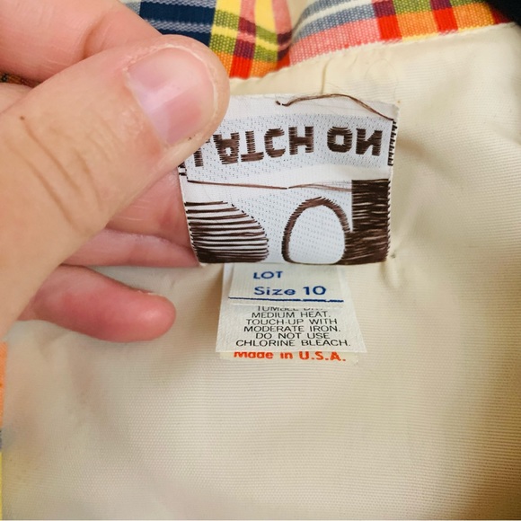 Vintage Multicolor Plaid Blazer - Picture 3 of 5